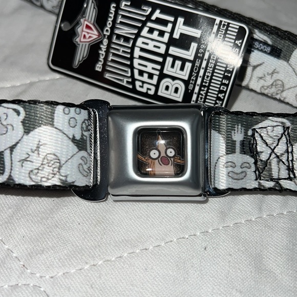 Buckle Down Kids High Five Ghost Stacked Seatbelt Belt NWT - Picture 4 of 9